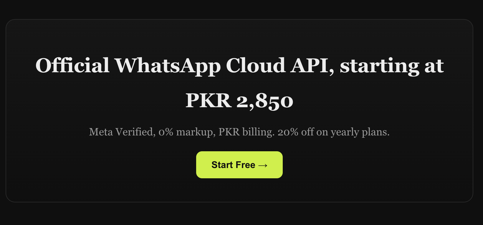 On Cloud API — The Official WhatsApp Cloud API