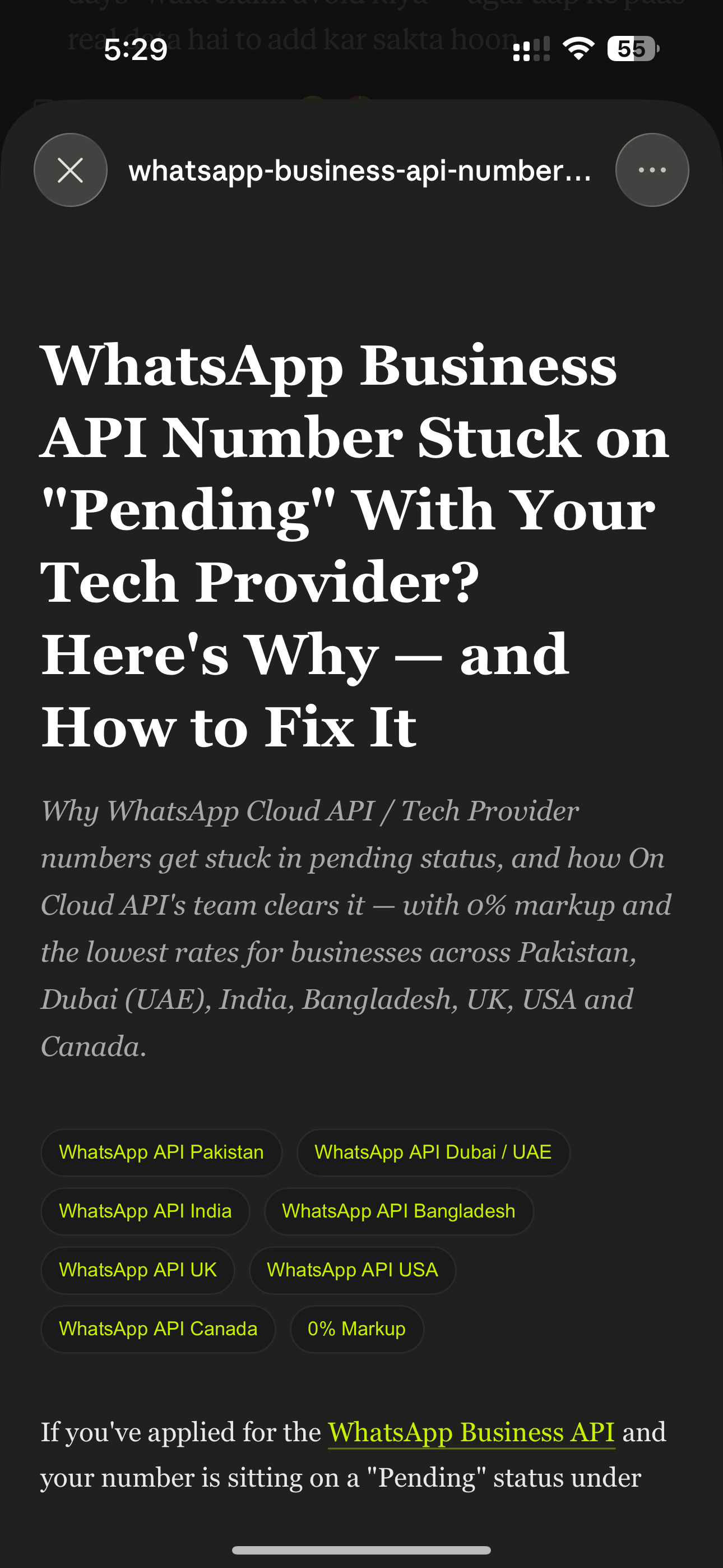 WhatsApp Business API Number Stuck on "Pending" With Your Tech Provider? Here's Why — and How to Fix It?