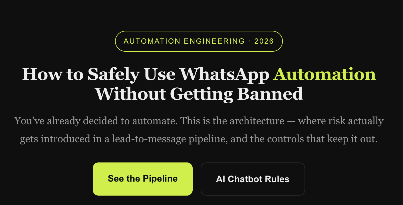 How to Safely Use WhatsApp Automation Without Getting Banned